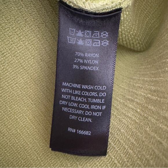 Revolve House of Harlow 1960 Green Fitted Crop Tank Top Ribbed Sleeveless solid - Picture 8 of 9